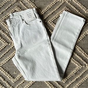 Abercrombie & Fitch white jeans